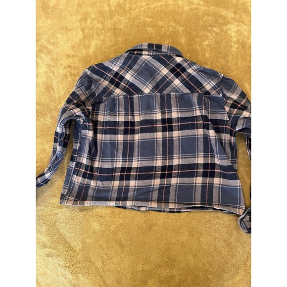 Salty Crew Womens Long Sleeve Flannel Multicolor Size M Button Up - Picture 7 of 7